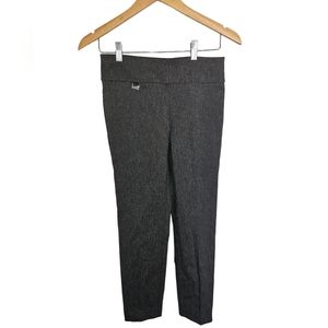 ALFANI Slate-Grey Women's Tummy-Control Pull-On Skinny Pants Size 2PS